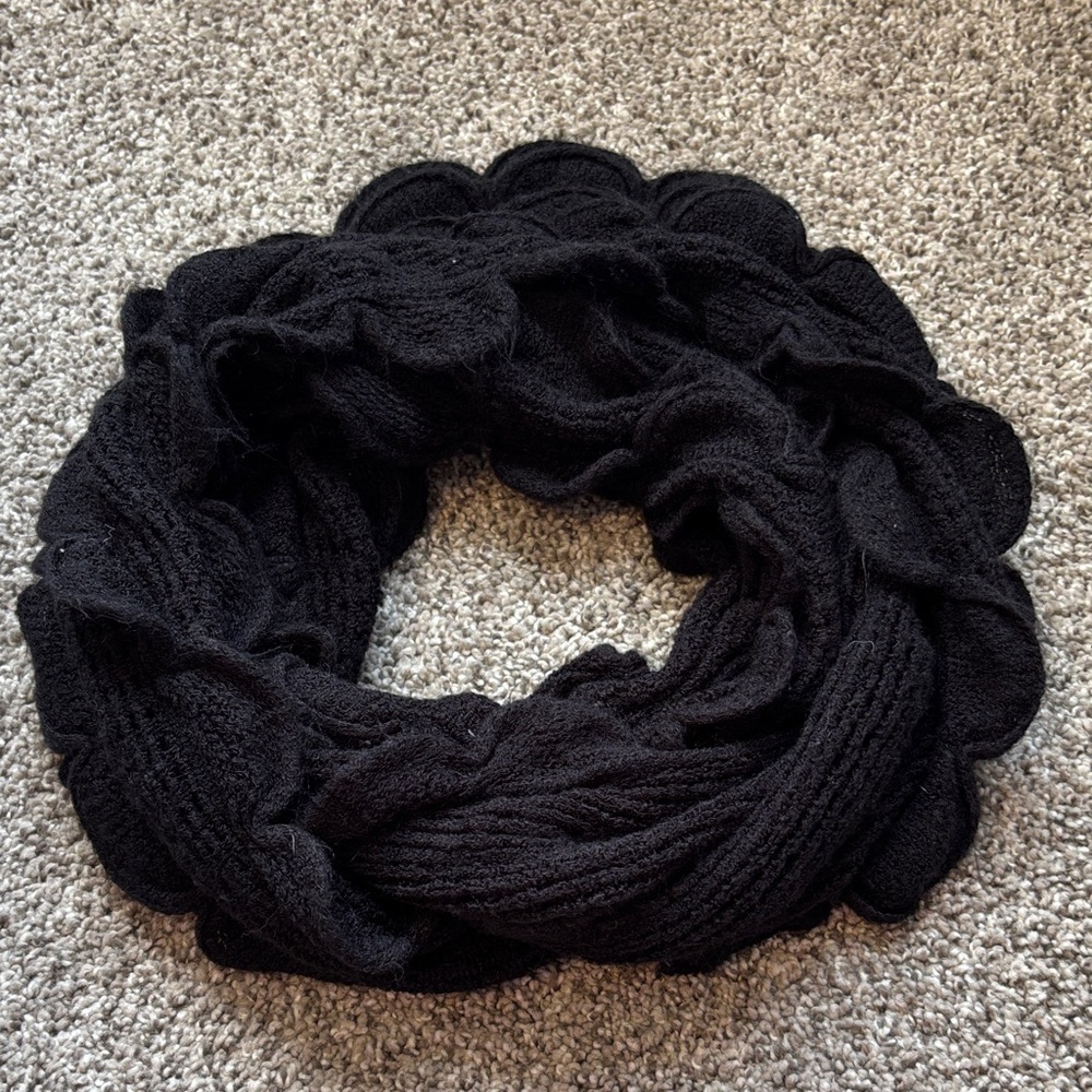 Scalloped Infinity Scarf